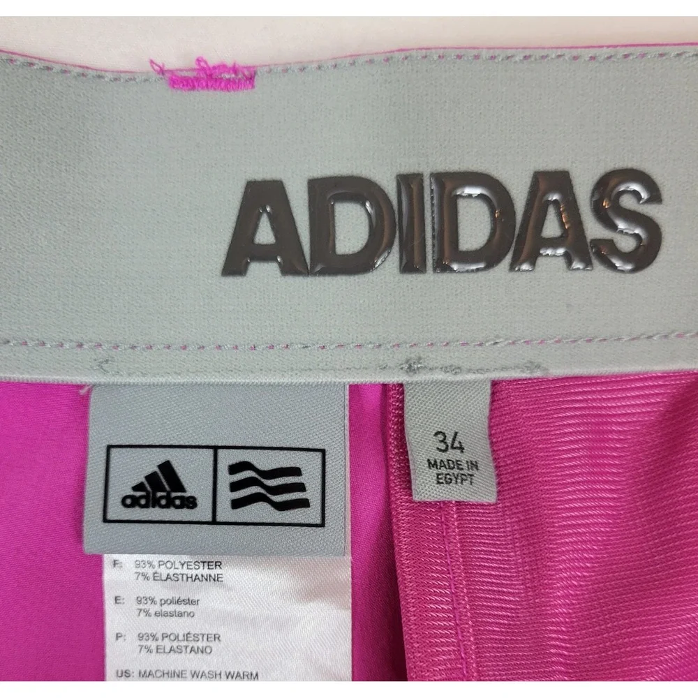 Adidas Ultimate365 Mens Golf Shorts Pink Performance Stretch 34 ADVS19R722